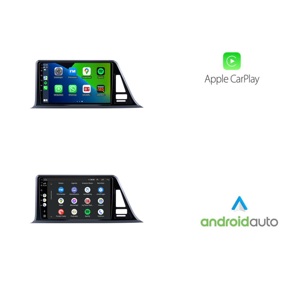 Toyota C-HR CarPlay & Android Auto autoradio | 2016 t/m 2020 | Android 15 | Davilon-10