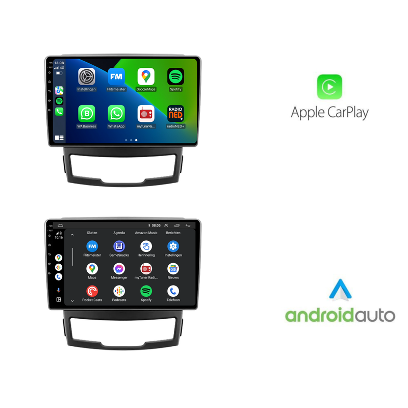 Ssangyong Korando | Android 13 | Autoradio | 2011 t/m 2014 | CarPlay & Android Auto-10