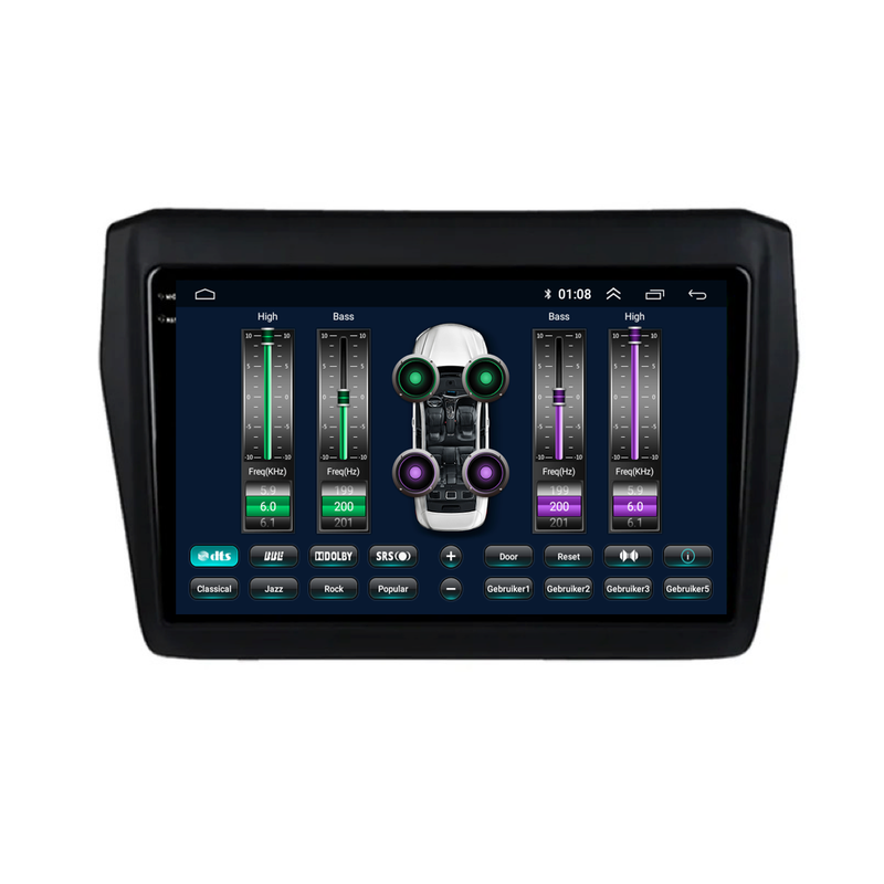 Suzuki Swift | Android 13 | Autoradio | 2017 t/m 2023 | CarPlay & Android Auto-5