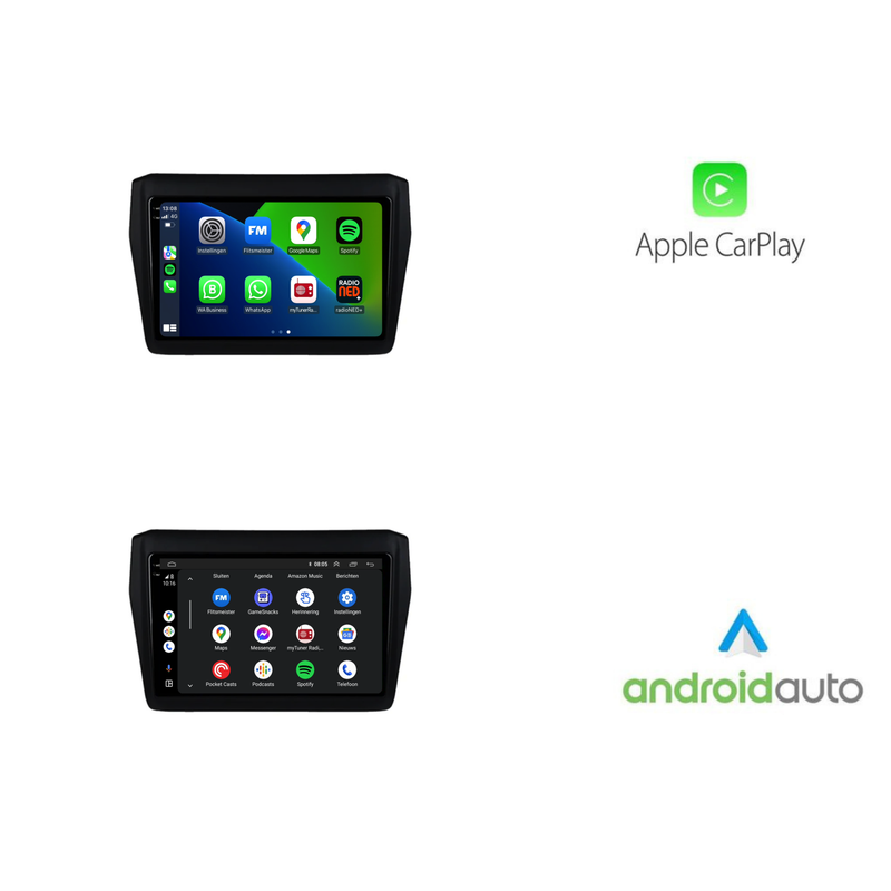Suzuki Swift | Android 13 | Autoradio | 2017 t/m 2023 | CarPlay & Android Auto-3