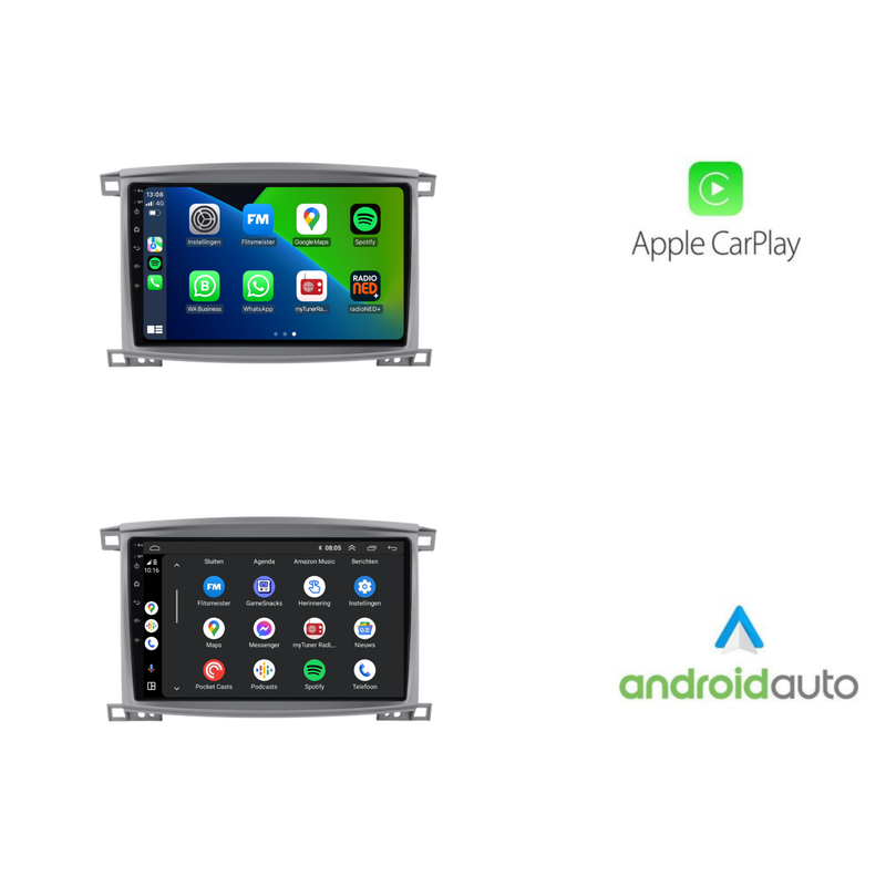 Toyota Land Cruiser LC100 | Android 13 | Autoradio | 2005 t/m 2007 | CarPlay & Android Auto-11