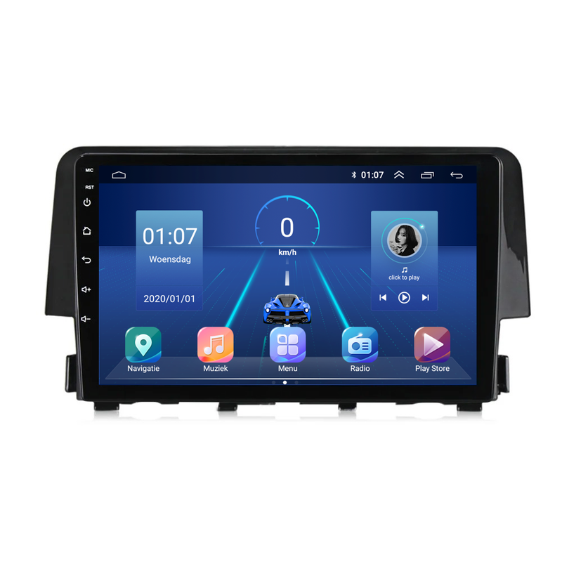 Honda Civic | Android 13 | Autoradio | 2016 t/m 2021 | CarPlay & Android Auto-5