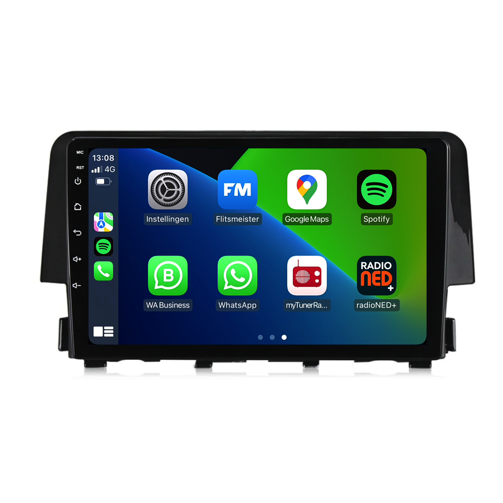 Honda Civic | Android 13 | Autoradio | 2016 t/m 2021 | CarPlay & Android Auto-1
