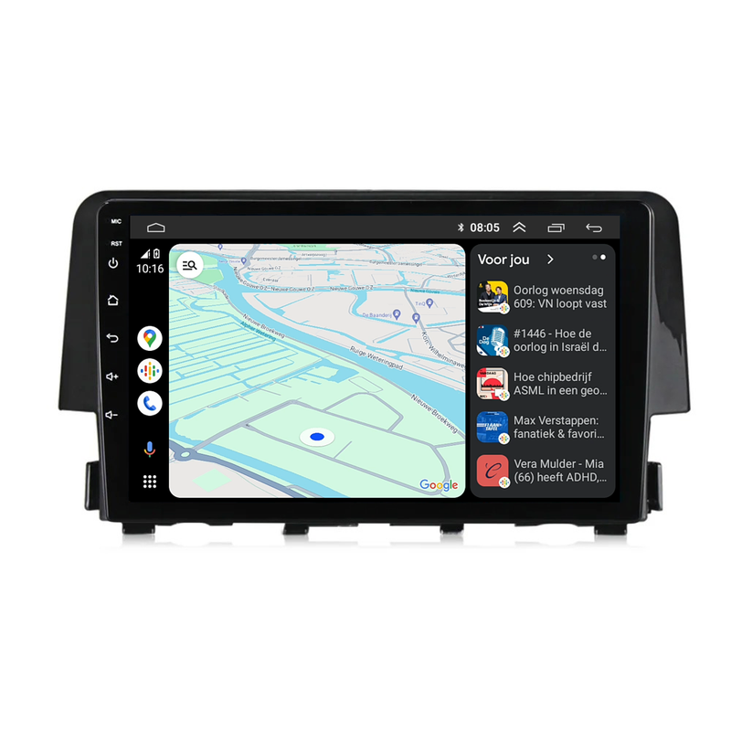 Honda Civic | Android 13 | Autoradio | 2016 t/m 2021 | CarPlay & Android Auto-3