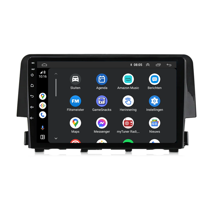 Honda Civic | Android 13 | Autoradio | 2016 t/m 2021 | CarPlay & Android Auto-8
