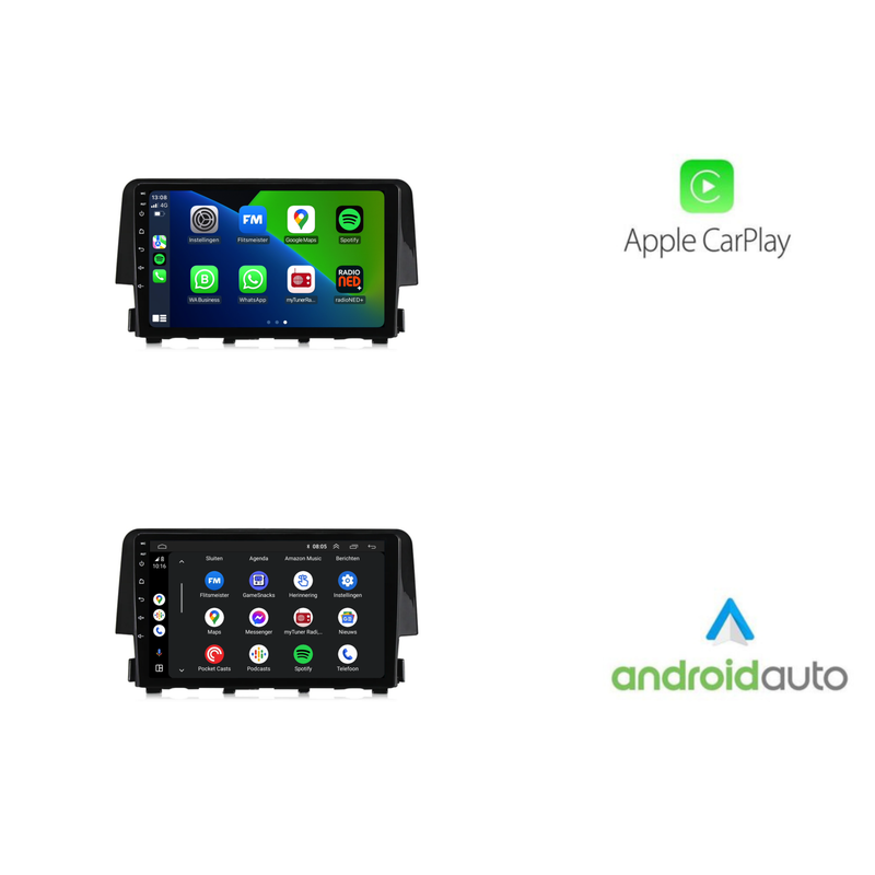 Honda Civic | Android 13 | Autoradio | 2016 t/m 2021 | CarPlay & Android Auto-10