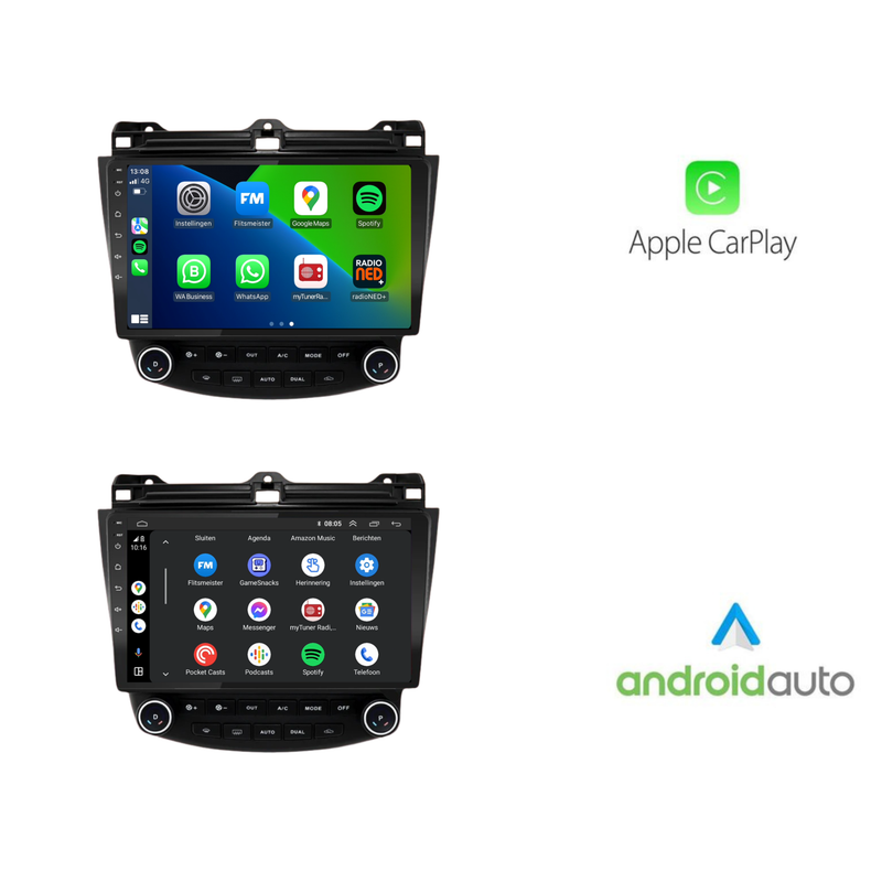 Honda Accord CarPlay & Android Auto autoradio | 2003 t/m 2008 | Android 15 | Davilon-3