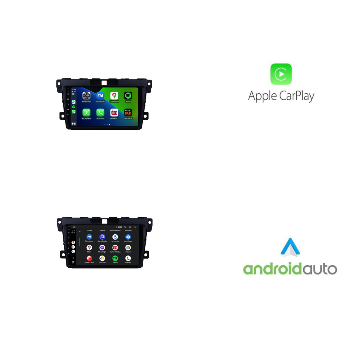 Mazda CX-7 | 2006 t/m 2012 | Android 13 | Autoradio | Carplay & Android Auto-2
