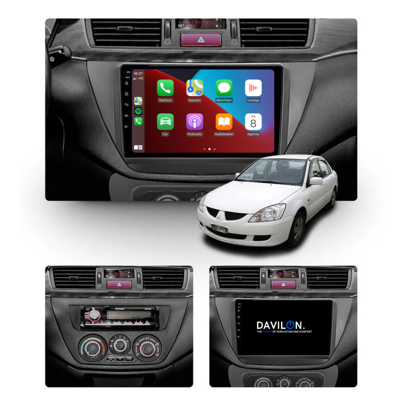 Mitsubishi Lancer IX CarPlay Autoradio | 2003 t/m 2007 | Android Auto-2