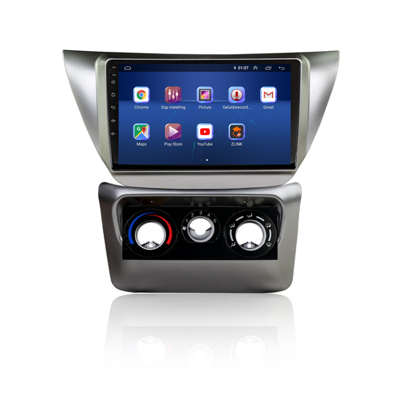 Mitsubishi Lancer IX CarPlay Autoradio | 2003 t/m 2007 | Android Auto-3