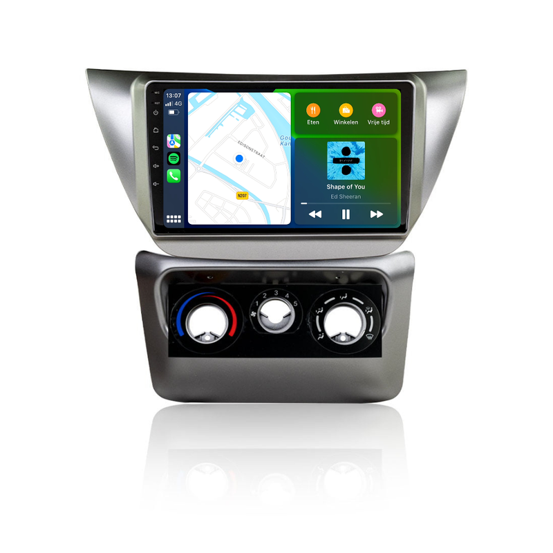 Mitsubishi Lancer IX CarPlay Autoradio | 2003 t/m 2007 | Android Auto-7