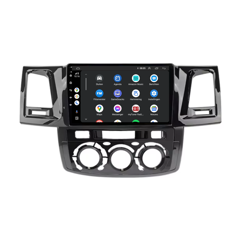 Toyota Hilux | Android 13 | Autoradio | 2008 t/m 2016 | Carplay & Android Auto-2
