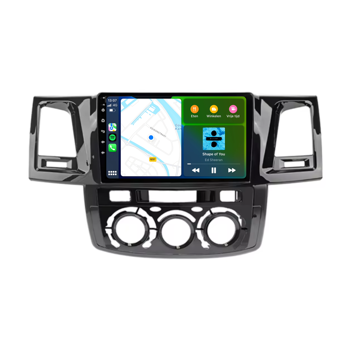Toyota Hilux | Android 13 | Autoradio | 2008 t/m 2016 | Carplay & Android Auto-5