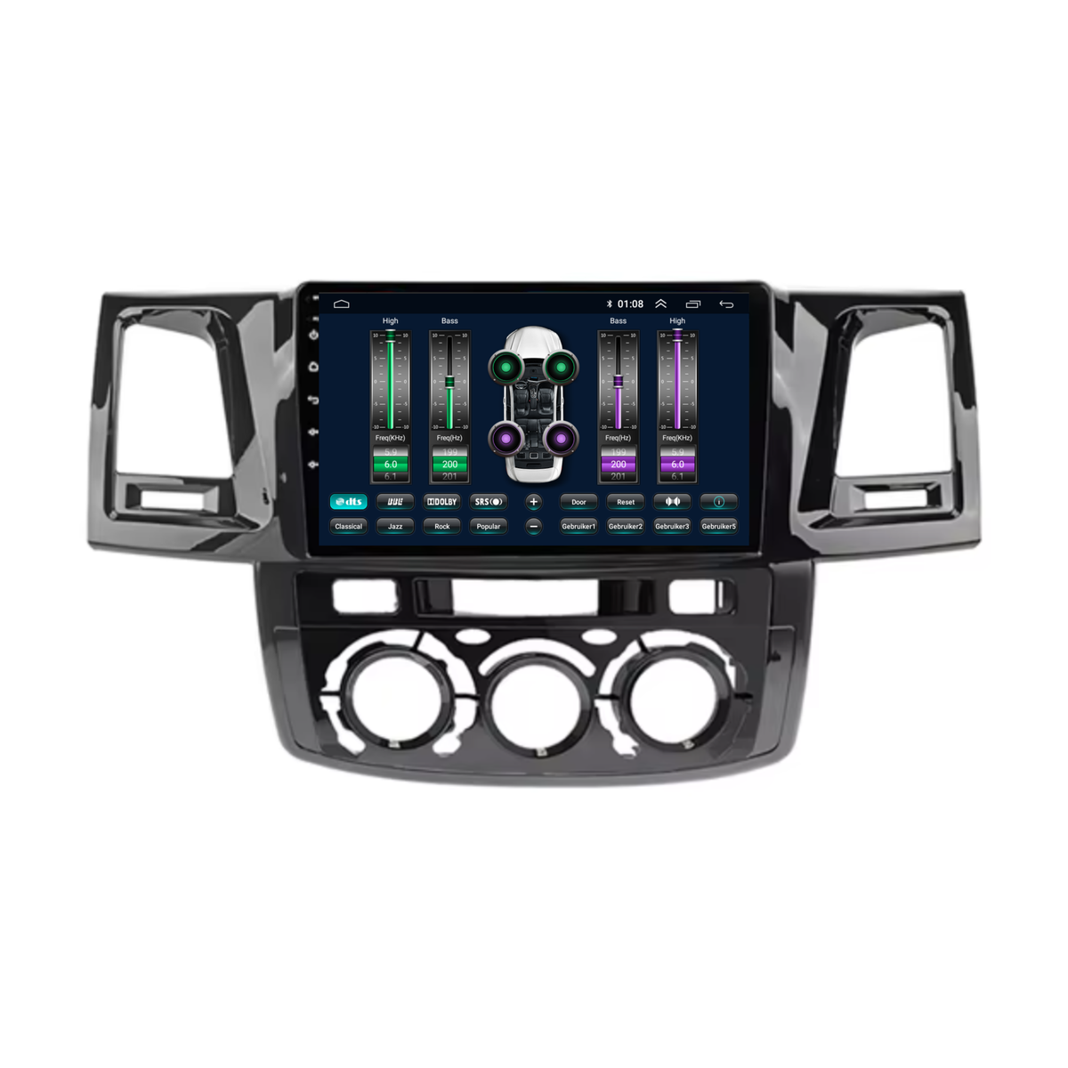 Toyota Hilux | Android 13 | Autoradio | 2008 t/m 2016 | Carplay & Android Auto-6