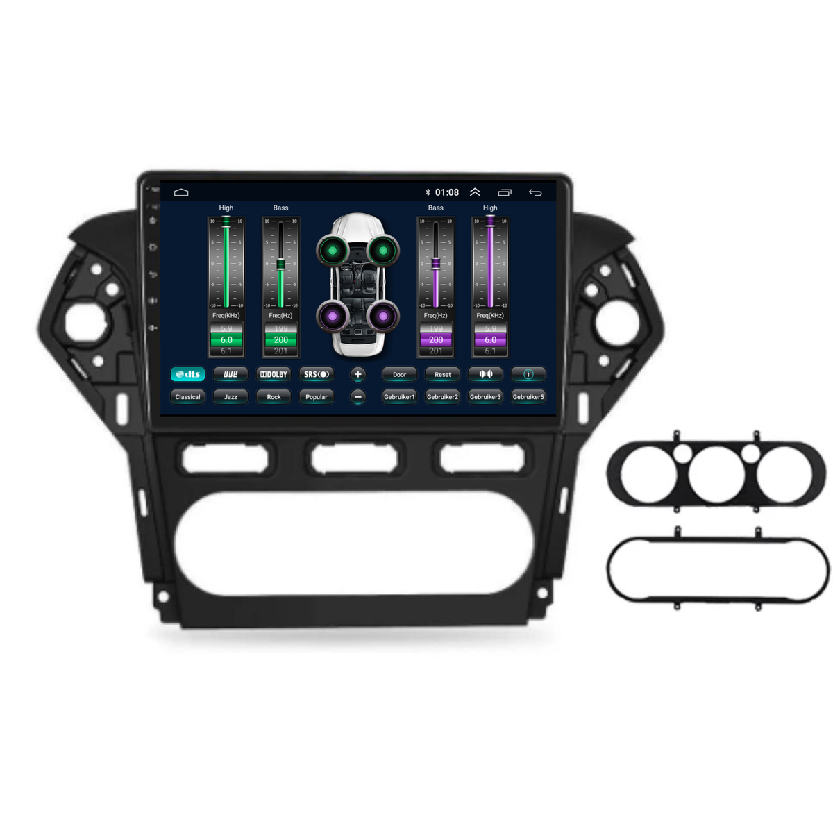 Davilon Ford Mondeo CarPlay Autoradio | 2003 t/m 2014 | Android 13-10