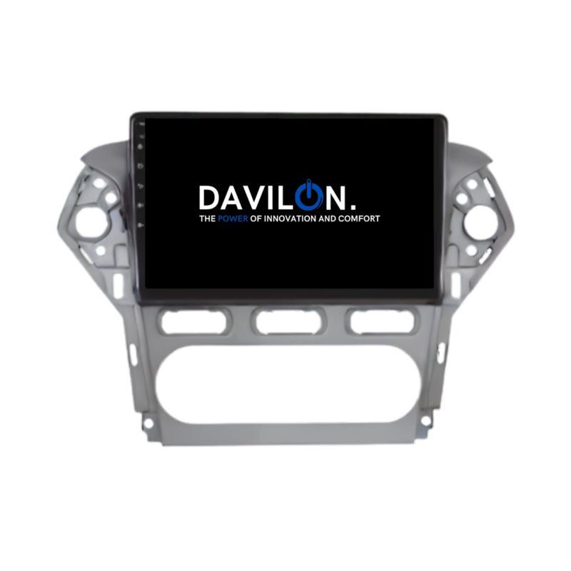 Ford Mondeo CarPlay & Android Auto autoradio | 2007 t/m 2014 | Android 15 | Davilon | Grijs | Voor handmatige airco-5