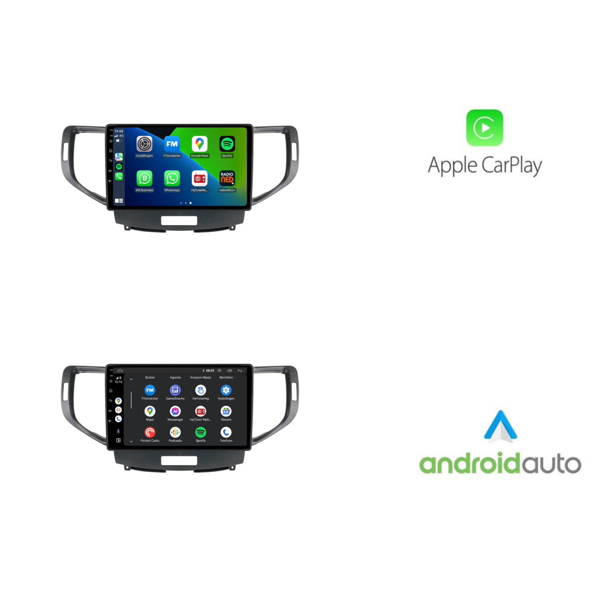 Honda Spirior | Android 13 | Autoradio | 2009 t/m 2013 | CarPlay & Android Auto-10
