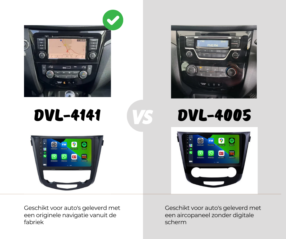 Nissan Qashqai X-Trail CarPlay & Android Auto autoradio | 2014 t/m 2021 | Android 15 | Davilon-3