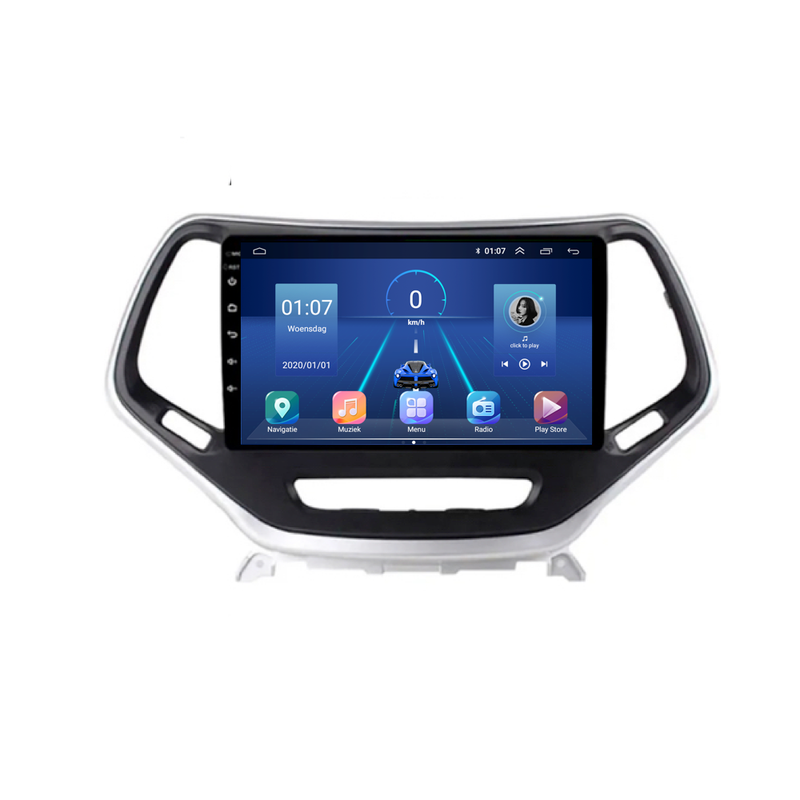 Jeep Cherokee CarPlay & Android Auto autoradio | 2014 t/m 2018 | Android 15 | Davilon-3