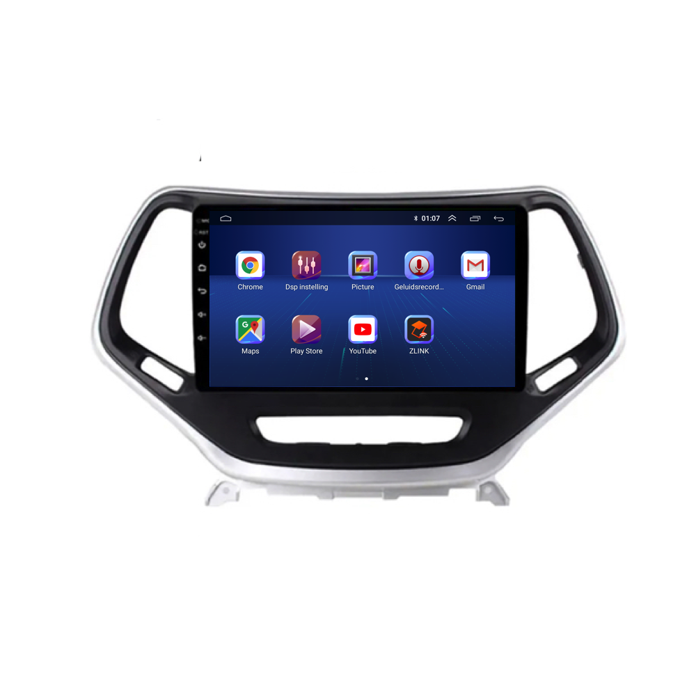 Jeep Cherokee CarPlay & Android Auto autoradio | 2014 t/m 2018 | Android 15 | Davilon-4