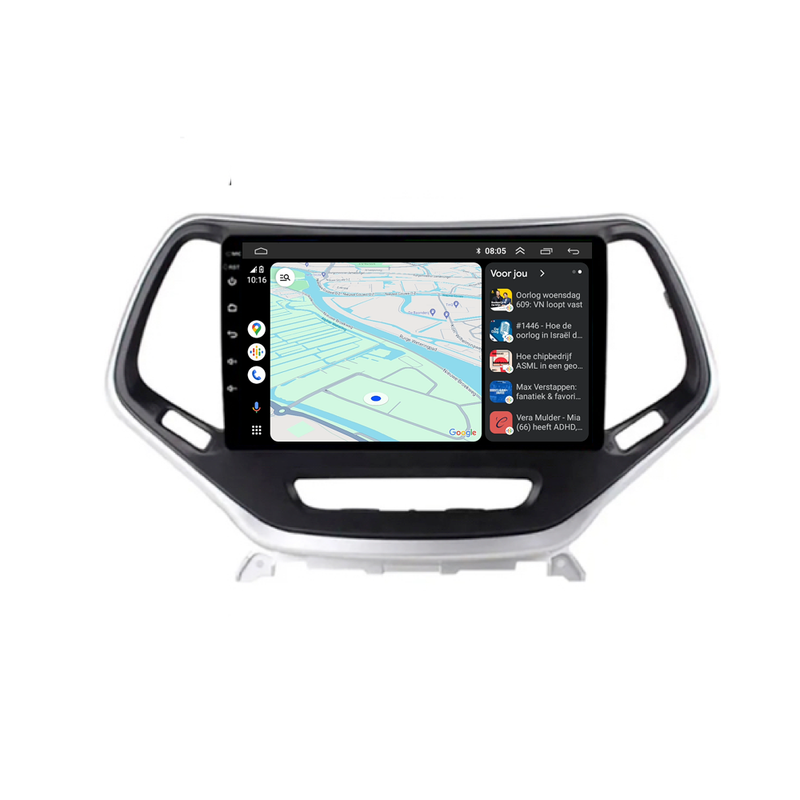 Jeep Cherokee CarPlay & Android Auto autoradio | 2014 t/m 2018 | Android 15 | Davilon-5