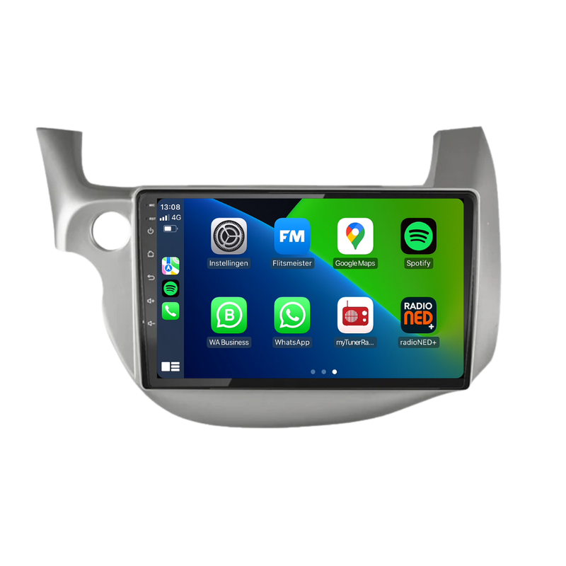 Honda Jazz CarPlay & Android Auto car radio | 2009 to 2015 | Android 13 | Davilon-1