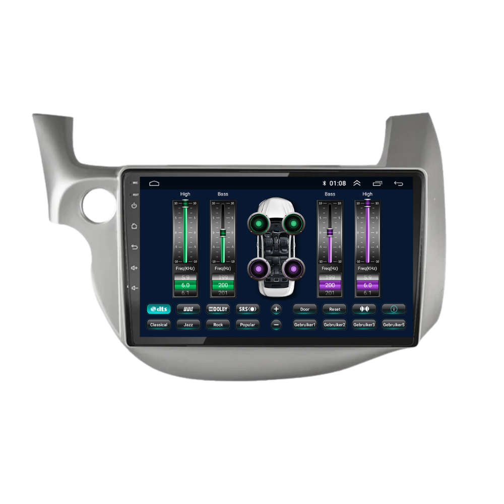 Honda Jazz CarPlay & Android Auto car radio | 2009 to 2015 | Android 13 | Davilon-9