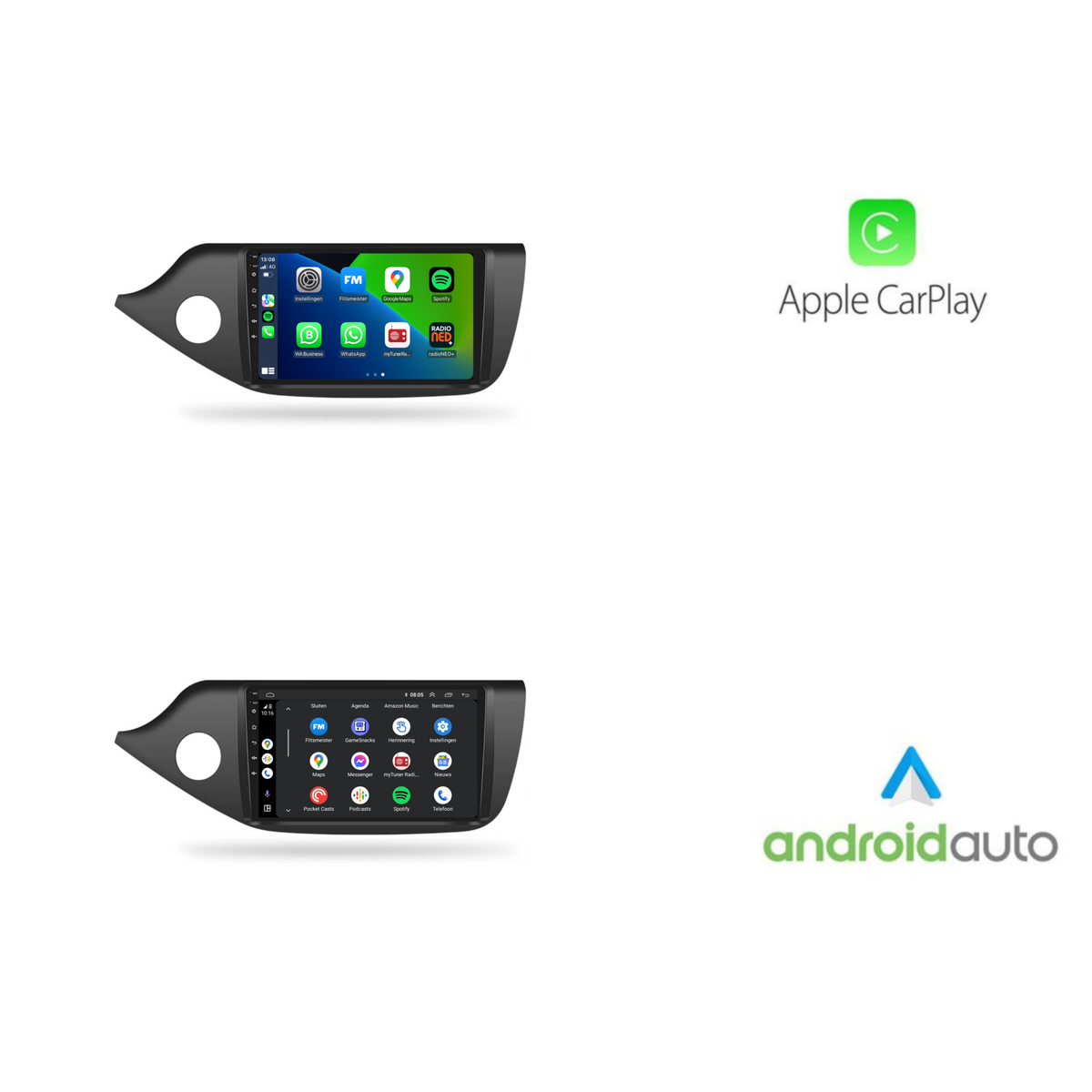 Kia Ceed Android 13 autoradio CarPlay Android Auto 2012-2017-10