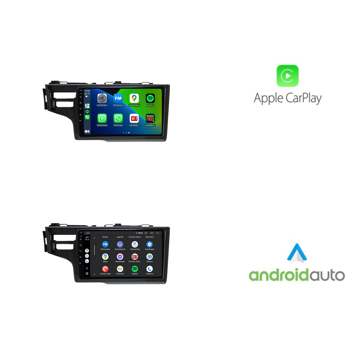 Honda Jazz | Android 13 | Autoradio | 2016 t/m 2019 | Carplay & Android Auto-10