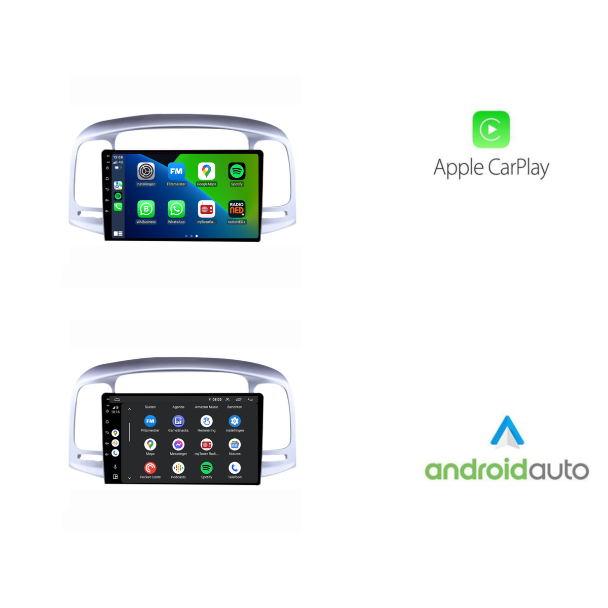 Hyundai Accent | Android 13 | Autoradio | 2007 t/m 2011 | Carplay & Android Auto-10