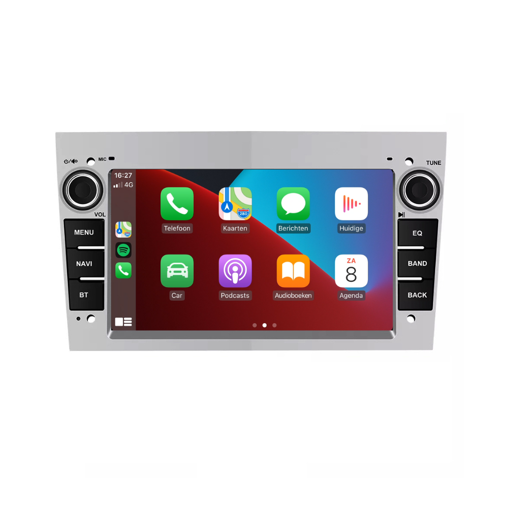 Opel Zilver CarPlay & Android Auto autoradio | 2000 t/m 2013 | Android 15 | Davilon-1