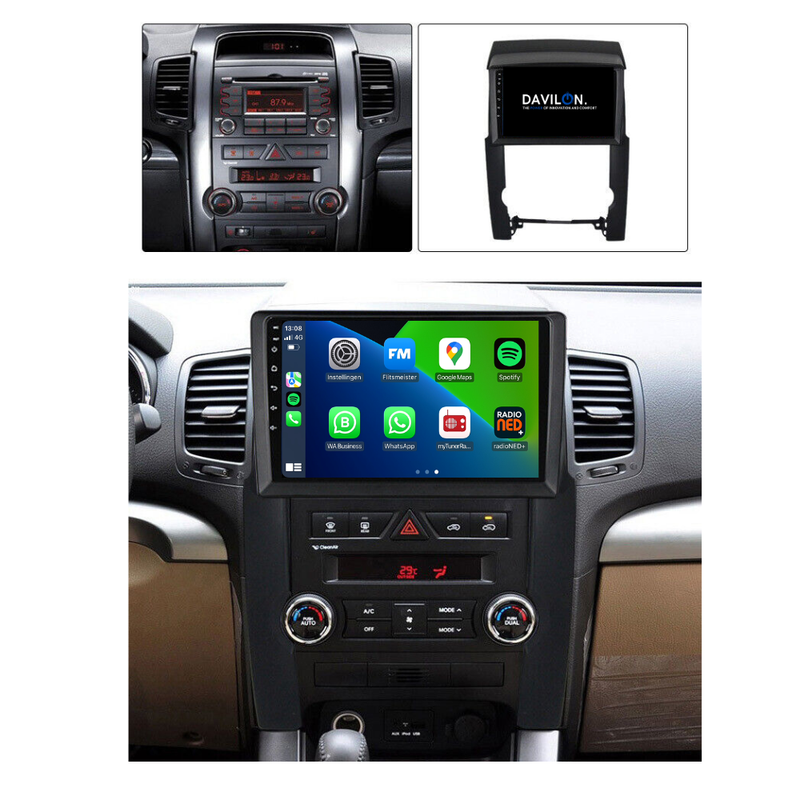 Kia Sorento CarPlay & Android Auto autoradio | 2010 t/m 2012 | Android 15 | Davilon-3