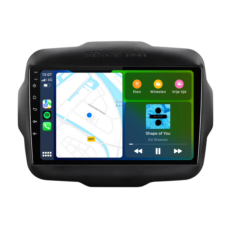 Jeep Renegade | Android 13 | Autoradio | 2014 t/m 2023 | Carplay & Android Auto-10