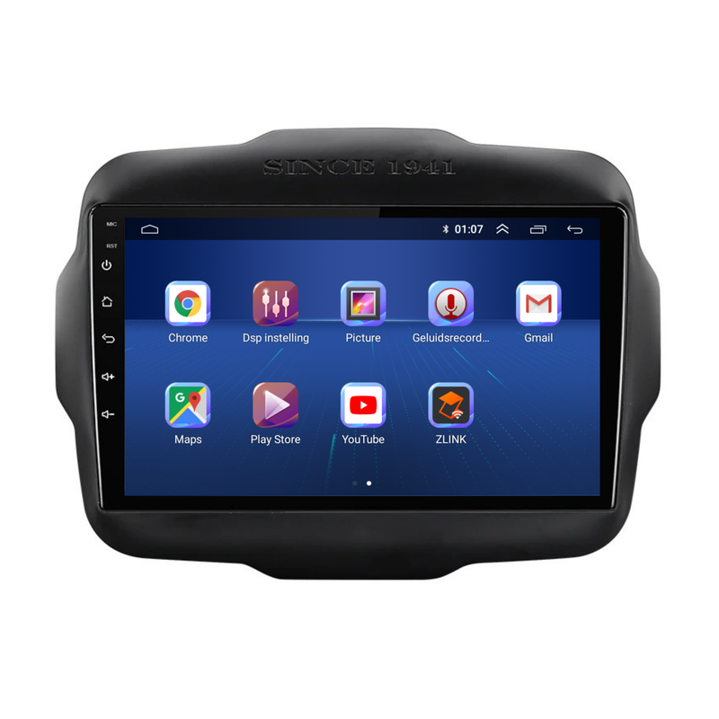 Jeep Renegade | Android 13 | Autoradio | 2014 t/m 2023 | Carplay & Android Auto-2