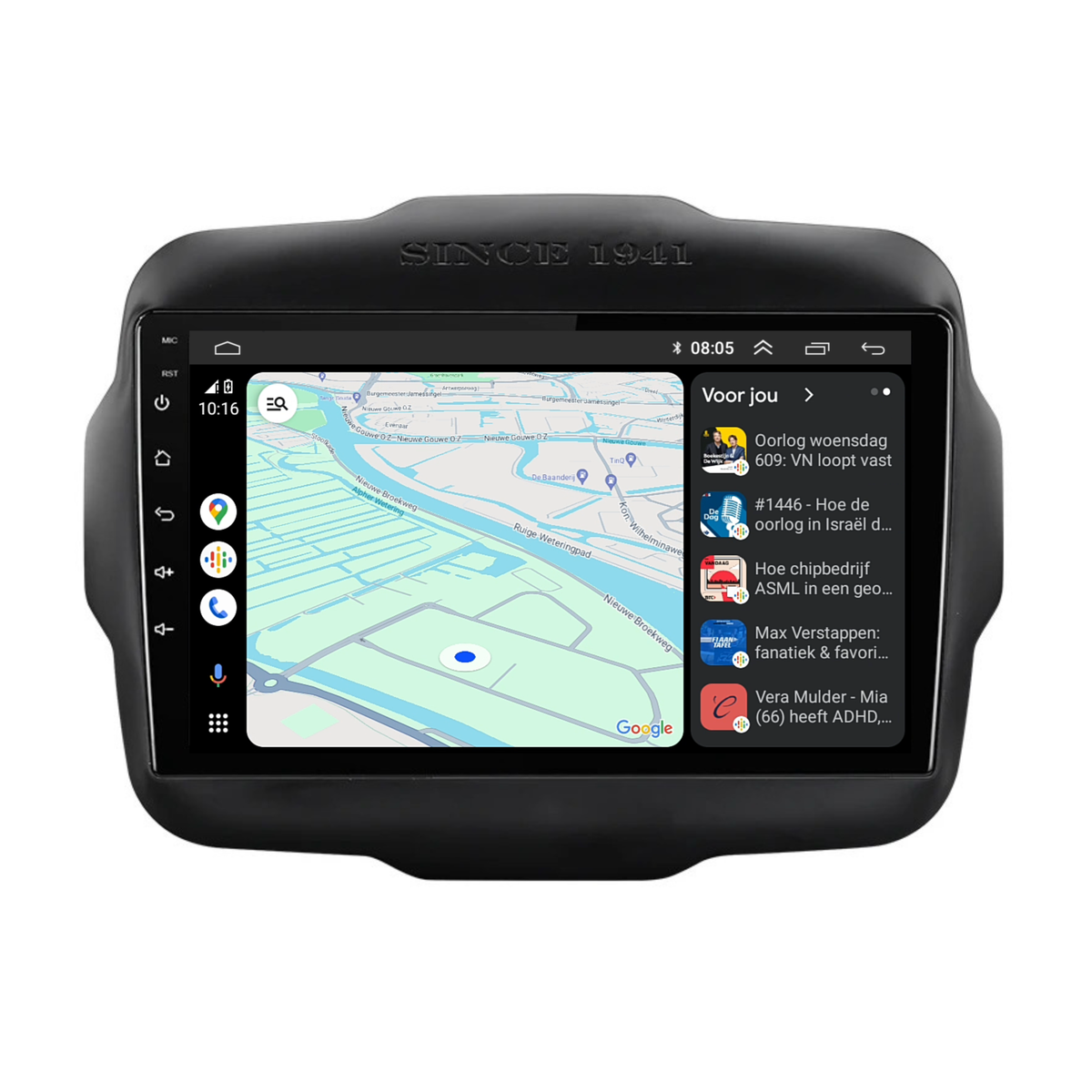 Jeep Renegade | Android 13 | Autoradio | 2014 t/m 2023 | Carplay & Android Auto-5