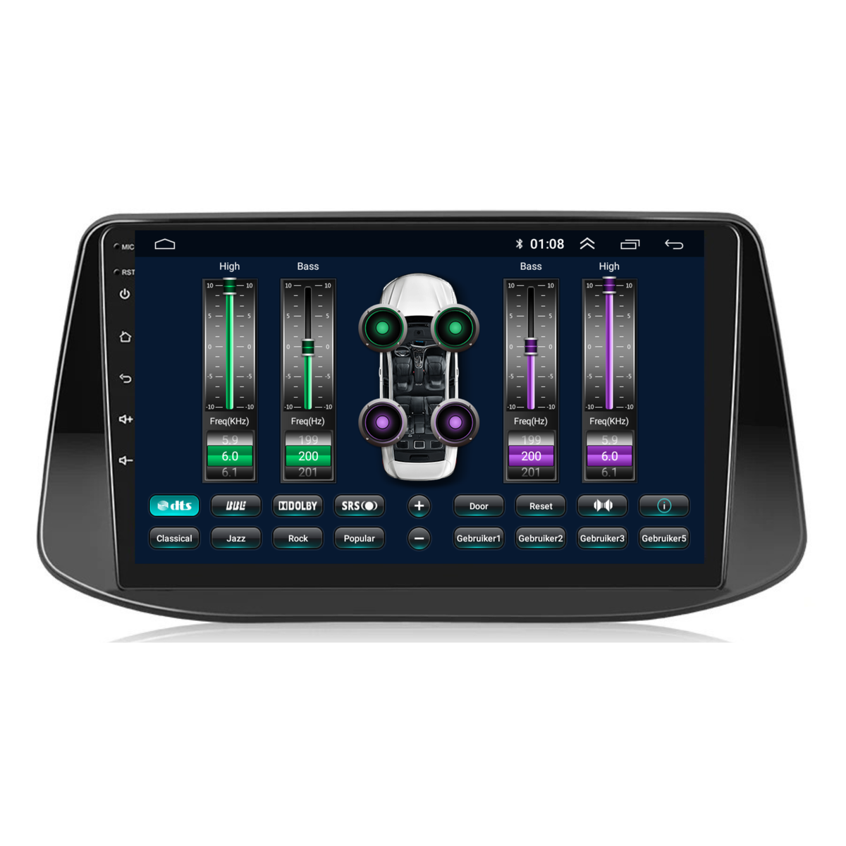 Hyundai i30 CarPlay & Android Auto autoradio | 2017 t/m 2022 | Android 15 | Davilon-6