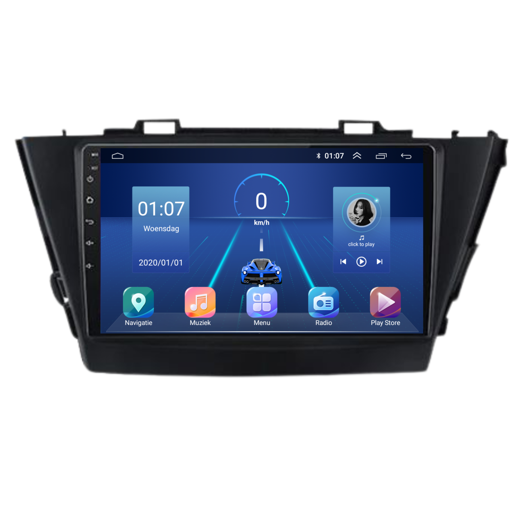 Toyota Prius Plus CarPlay | Android 13 | Autoradio | 2009 t/m 2015 | Carplay & Android Auto