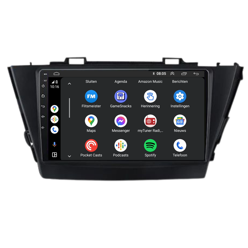 Toyota Prius Plus CarPlay | Android 13 | Autoradio | 2009 t/m 2015 | Carplay & Android Auto-9