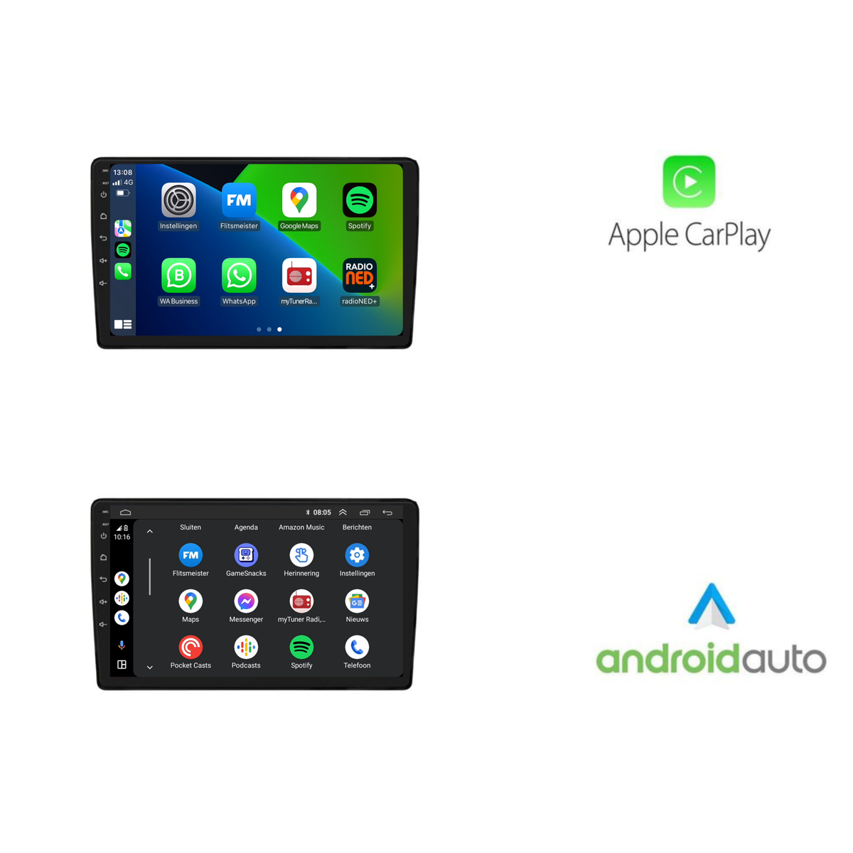 Audi A4  | Seat Exeo | Android 13 Autoradio |  2000 t/m 2013 | Android Auto & Carplay-10