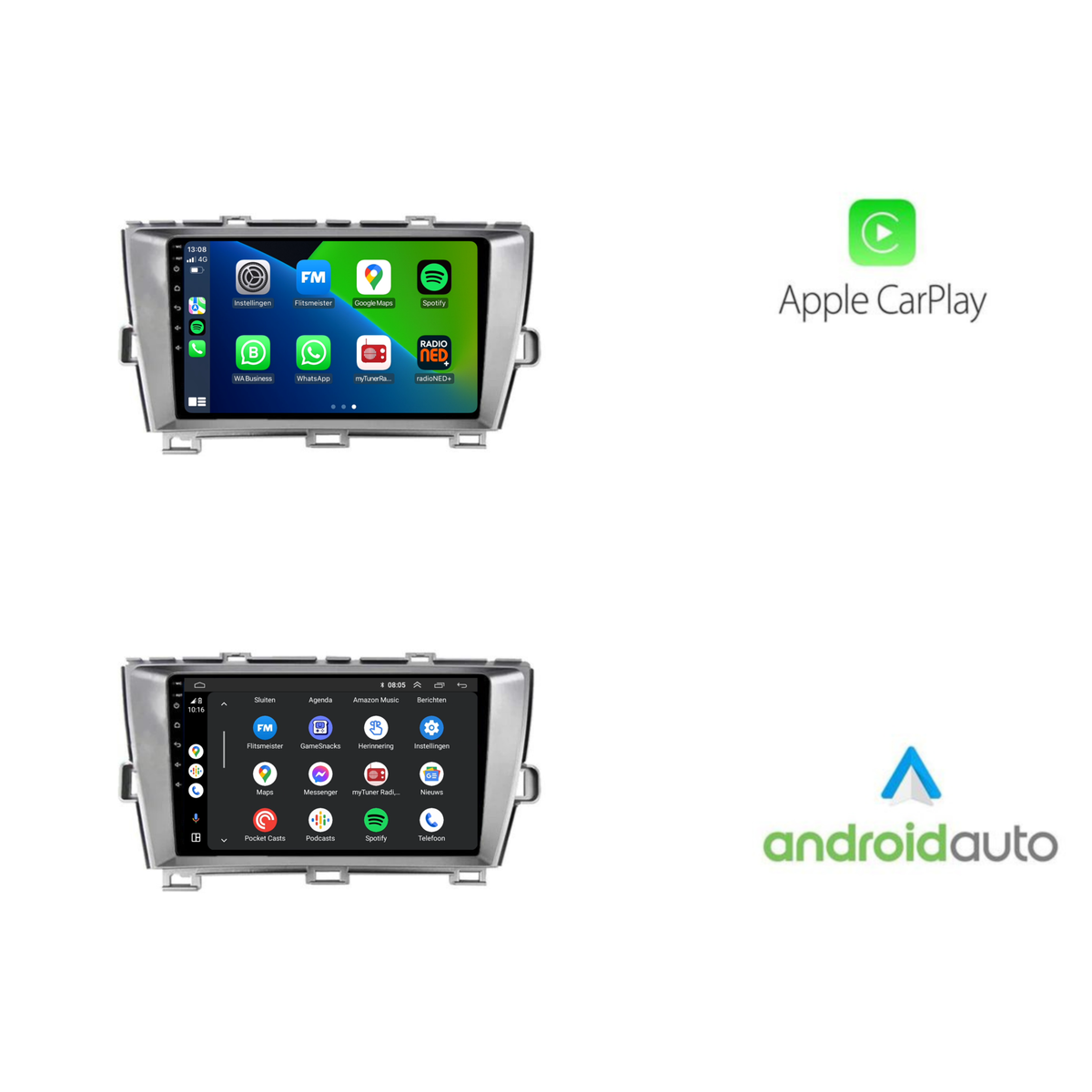 Toyota Prius | Android 13 | Autoradio | 2009 t/m 2015 | Carplay & Android Auto-11
