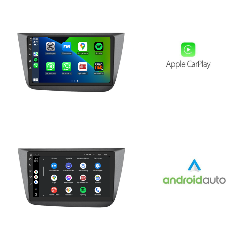 Seat Altea | Android 13 | Autoradio | 2004 t/m 2015 | Carplay & Android Auto-2