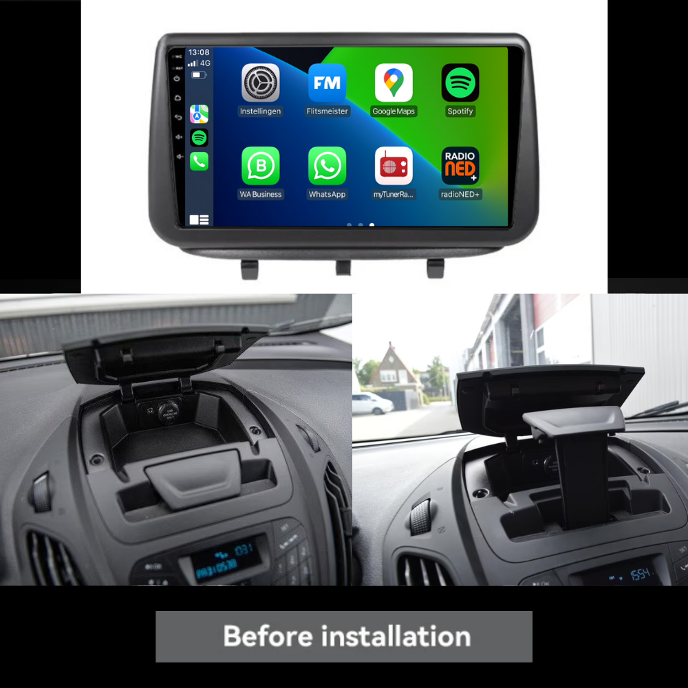 Ford Transit Courier CarPlay & Android Auto autoradio | 2018 t/m 2019 | Android 15 | Davilon-2