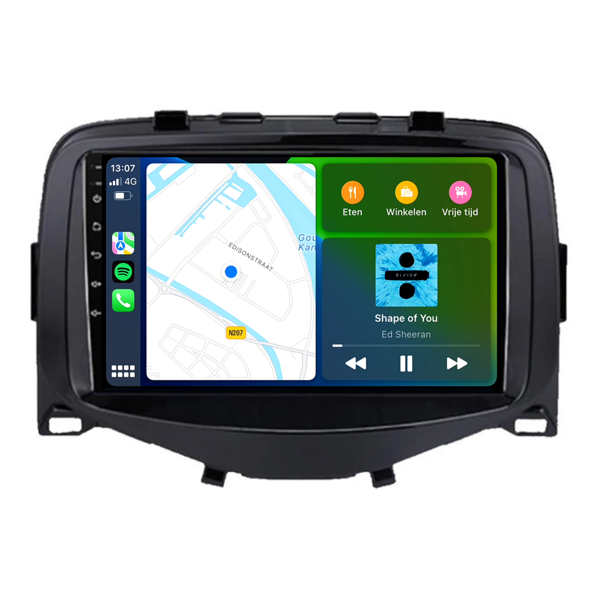 Toyota Aygo CarPlay & Android Auto autoradio | 2015 t/m 2021 | Android 15 | Davilon | 7 inch | x-wave-8