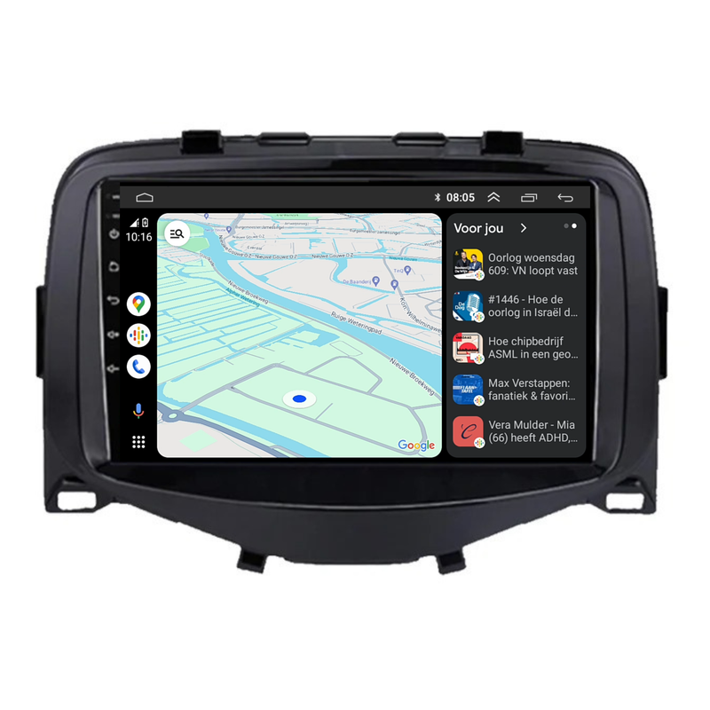 Toyota Aygo CarPlay & Android Auto autoradio | 2015 t/m 2021 | Android 15 | Davilon | 7 inch | x-wave-2