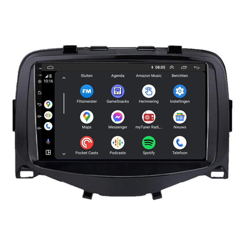 Toyota Aygo CarPlay & Android Auto autoradio | 2015 t/m 2021 | Android 15 | Davilon | 7 inch | x-wave-4