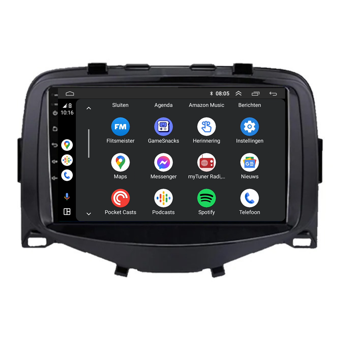 Citroën C1 CarPlay & Android Auto autoradio | 2015 t/m 2021 | Android 15 | Davilon | 7 inch-3