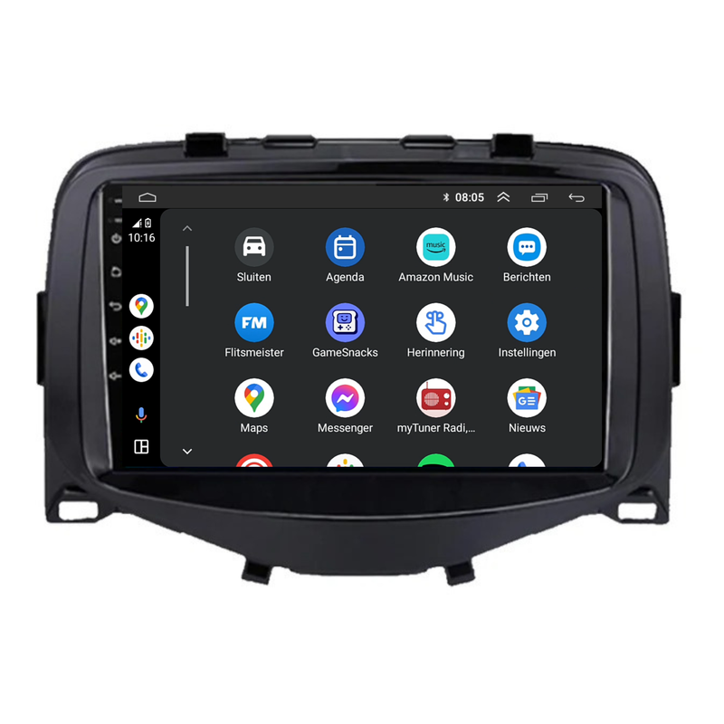 Peugeot 108 CarPlay & Android Auto autoradio | 2014 t/m 2022 | Android 15 | Davilon | 7 inch-7