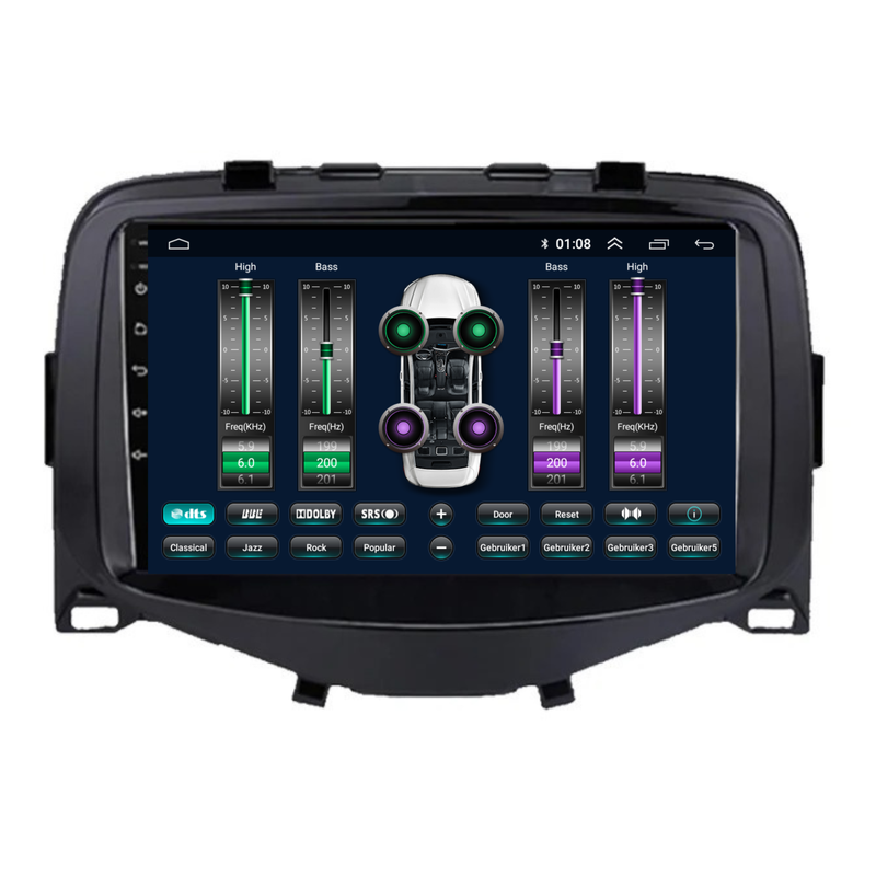 Peugeot 108 CarPlay & Android Auto autoradio | 2014 t/m 2022 | Android 15 | Davilon | 7 inch-8