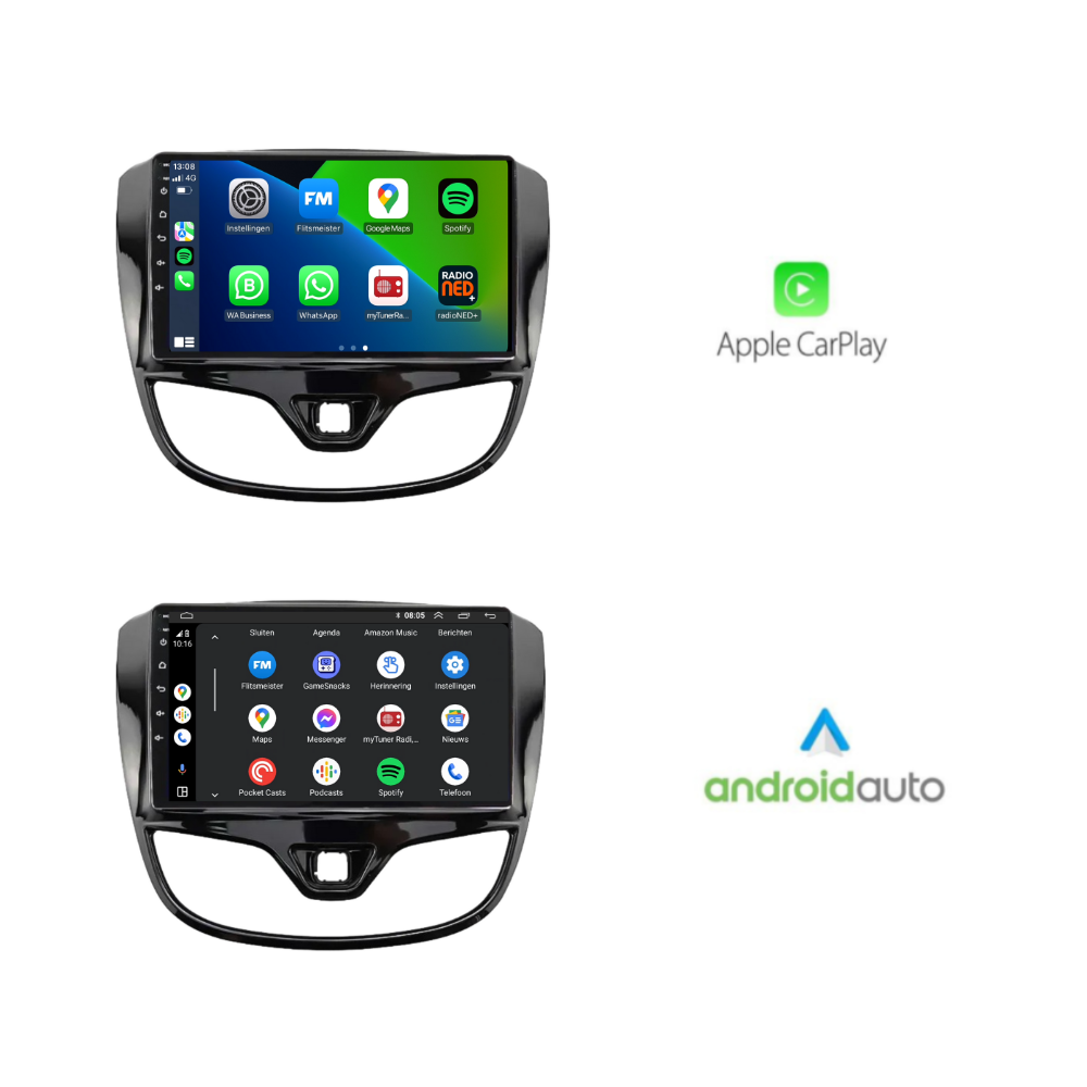 Opel Karl CarPlay Autoradio | 2016 t/m 2020 | Android 13-3