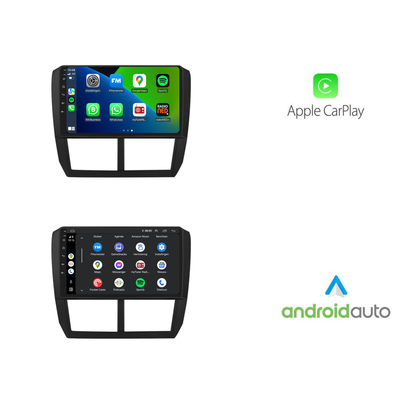 Subaru Forester | Android 13 | Autoradio | 2008 t/m 2012 | Carplay & Android Auto-3